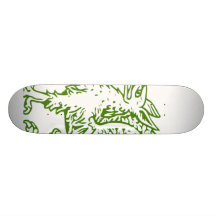 hylain verde - dragón monopatin personalizado