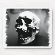 Hysteriskull que ríe el cráneo humano alfombrilla de ratones