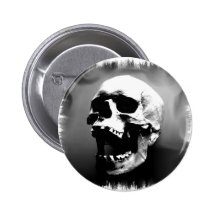 Hysteriskull que ríe el cráneo humano pin