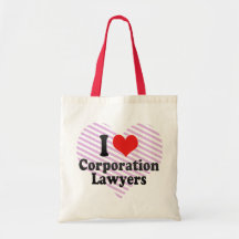 I abogados de Love Corporation Bolsas Lienzo