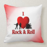 I almohada de Mojo del rock-and-roll del corazón