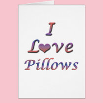 I almohadas del corazón (amor) tarjetas