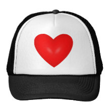I amor del corazón gorros  