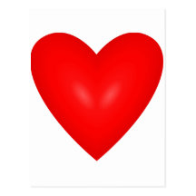I amor del corazón tarjeta postal