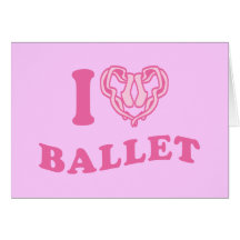 I ballet del corazón felicitación