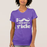 I bigote usted para un paseo camisetas