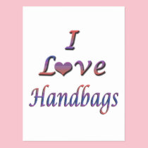 I bolsos del corazón (amor) tarjetas postales