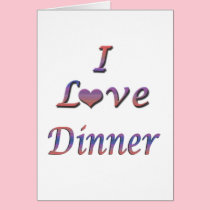 I cena del corazón (amor) tarjetas