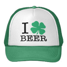 I cerveza del trébol gorros bordados