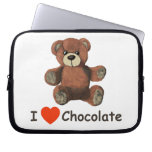 I chocolate del corazón (amor) fundas computadoras