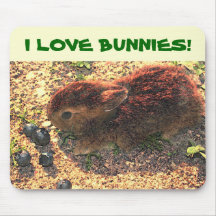 ¡I CONEJITOS DE LUV! Lindo Alfombrillas De Raton