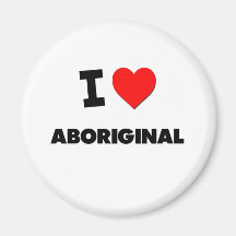 I corazón aborigen iman para frigorífico