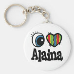 I corazón (amor) Alaina Llaveros Personalizados