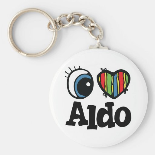 I corazón (amor) Aldo Llavero Personalizado