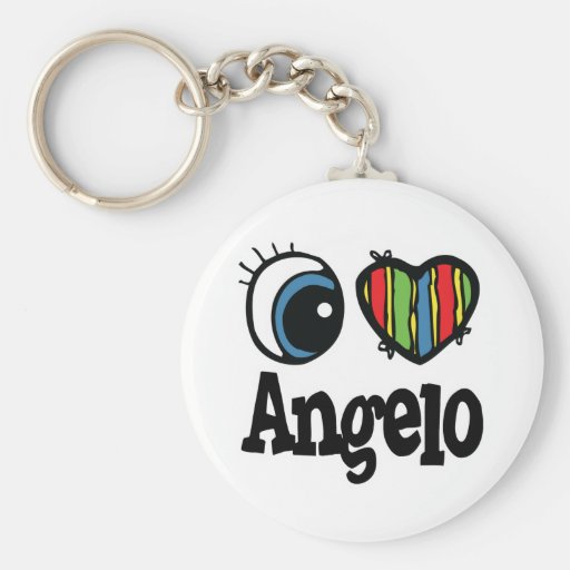 I corazón (amor) Ángel Llaveros Personalizados