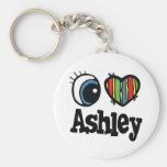 I corazón (amor) Ashley Llaveros Personalizados