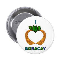 I corazón (amor) Boracay Pins
