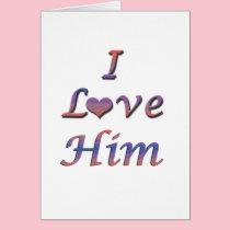 I corazón (amor) él tarjetas