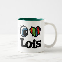 I corazón (amor) Lois Taza De Café