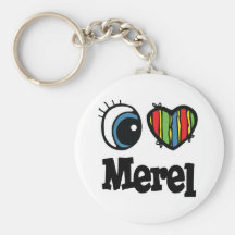 I corazón (amor) Merel Llaveros Personalizados
