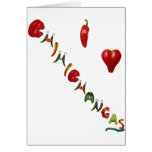 I corazón Chimichangas Felicitacion