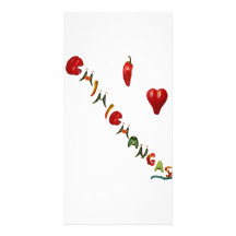 I corazón Chimichangas Tarjetas Personales