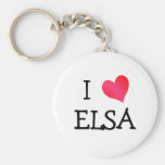 I corazón Elsa Llaveros