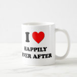 I corazón feliz siempre después tazas de café