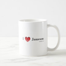 I corazón Jameson Tazas