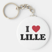 I corazón Lille Francia Llaveros