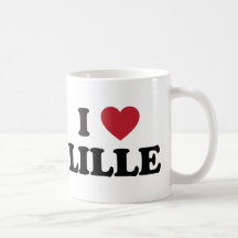 I corazón Lille Francia Taza De Café