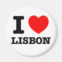 I corazón Lisboa Iman De Frigorífico