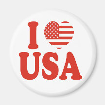 I corazón los E.E.U.U. Imán
