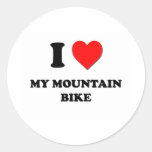 I corazón mi bici de montaña pegatina