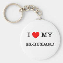 I corazón mi EXMARIDO Llavero Personalizado