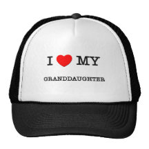 I corazón mi NIETA Gorras