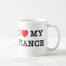 I corazón mi PROMETIDO Taza