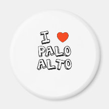 I corazón Palo Alto Iman