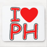 I corazón pH Mousepad Tapete De Raton