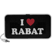 I corazón Rabat Marruecos iPod Altavoces
