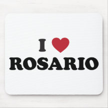 I corazón Rosario la Argentina Tapetes De Raton