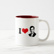 I CORAZÓN SANTORUM 2012 TAZA