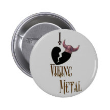 *I - corazón Viking Metal* Pins