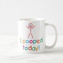 I de Pooped diversión hoy tazas