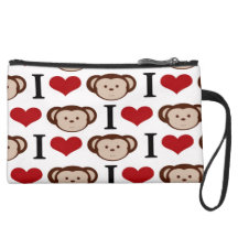 I el corazón Monkeys el regalo de las tarjetas del