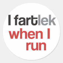 I FARTlek cuando corro - FARTlek divertido Etiquetas