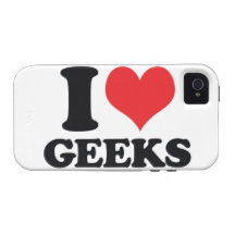 I frikis del corazón/del amor iPhone 4 funda