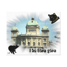 I ha Bärn gärn Druck auf Keilleinwand Gespannter Galeriedruck
