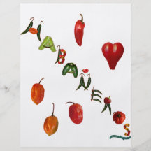 I habaneros del corazón tarjetón