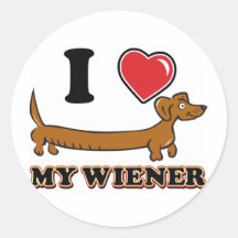 I-HEART-MY-WEINER ETIQUETA